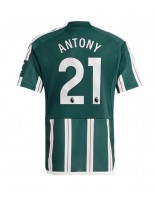 Manchester United Antony #21 Vieraspaita 2023-24 Lyhythihainen
